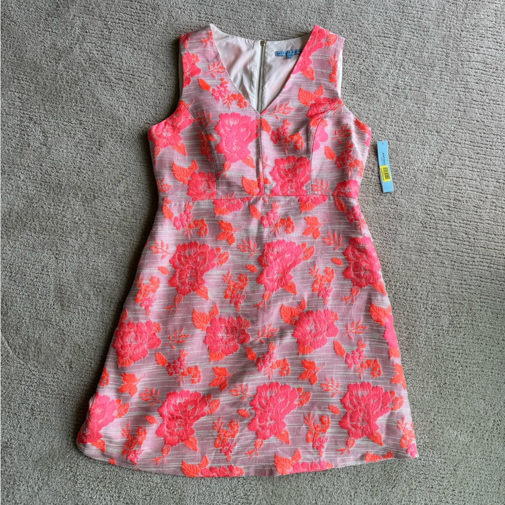 Antonio Melani Neon Jacquard Dress
